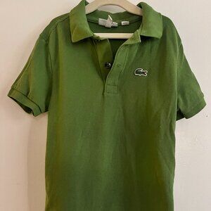 Green Lacoste Polo, Size 6